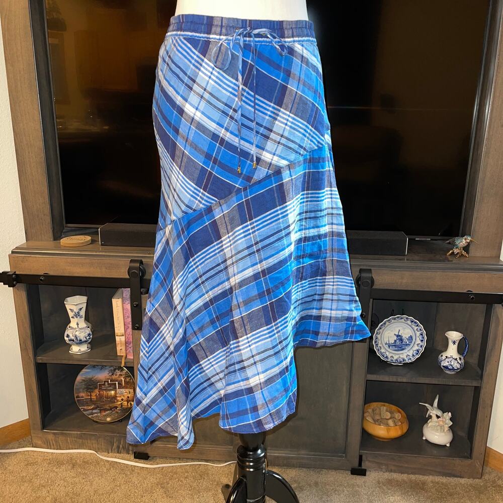 Ralph Lauren Linen Asymmetrical Skirt SZ 14 NWT!! - Picture 2 of 7